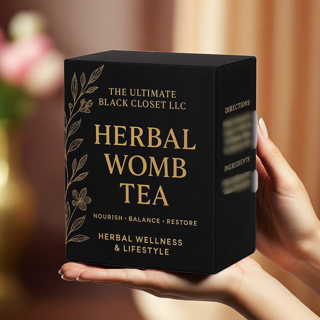 🌿 Herbal Womb Tea for Internal Support (Drinkable)