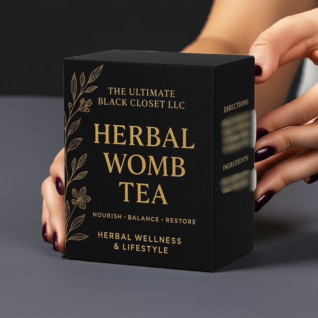 🌿 Herbal Womb Tea for Internal Support (Drinkable)