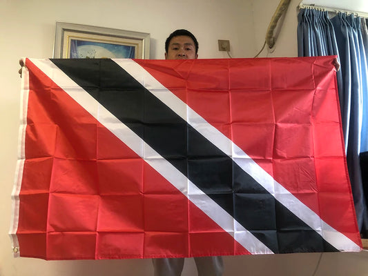 (SKY FLAG)free shipping 90x150cm Trinidad And Tobago National Flag high quality polyester hanging banner For Decoration